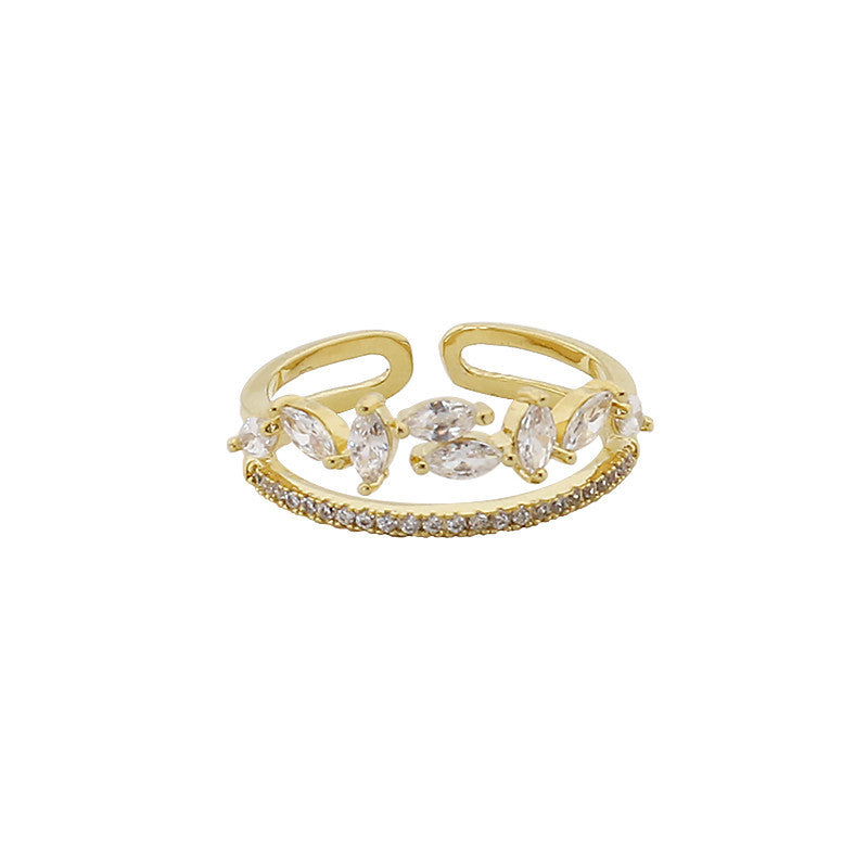 Women's Fashion Personalized Opening Adjustable Ring