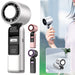 Turbos Chilled Ice Sensation Cold Fan Super Mini Turbos Speed Fan USB Powered Digital Display For Outdoor Camping Travel